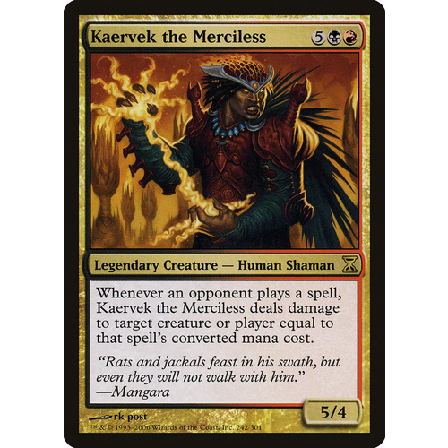 Kaervek the Merciless FOIL - TSP