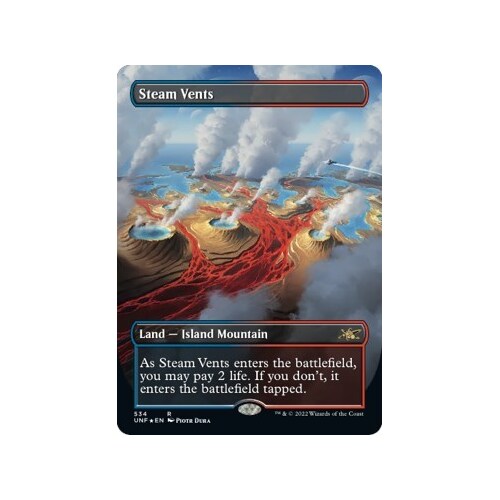 Steam Vents (Borderless) (Galaxy Foil) FOIL - UNF