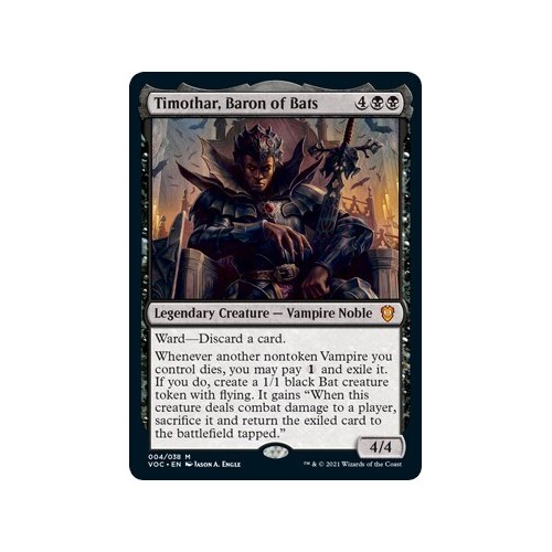 Timothar, Baron of Bats FOIL - VOC