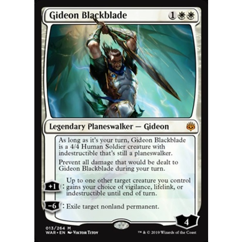 Gideon Blackblade FOIL - WAR