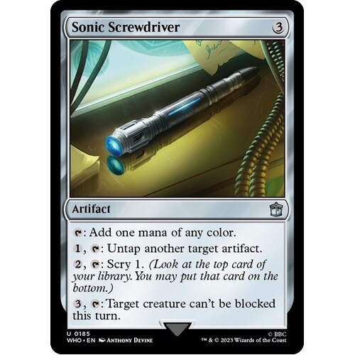 Sonic Screwdriver (0185) FOIL - WHO