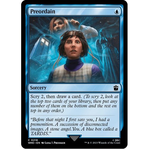 Preordain FOIL - WHO