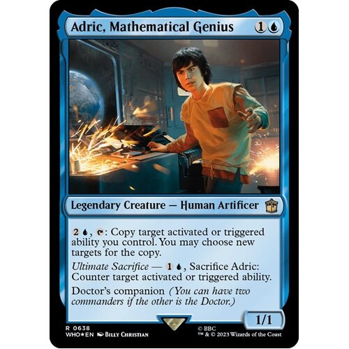 Adric, Mathematical Genius (Surge Foil) FOIL - WHO