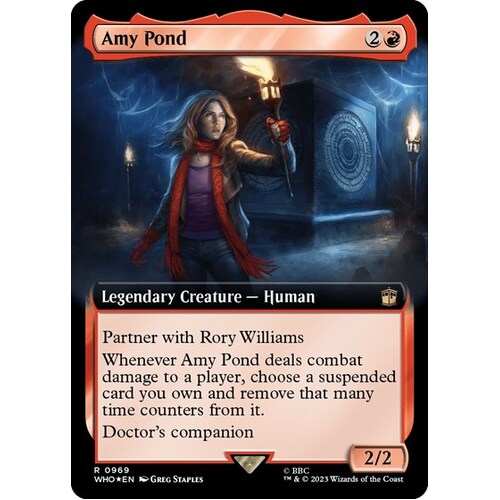 Amy Pond (Extended Art) (Surge Foil) FOIL - WHO