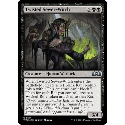 Twisted Sewer-Witch FOIL - WOE