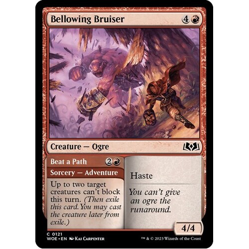 Bellowing Bruiser FOIL - WOE