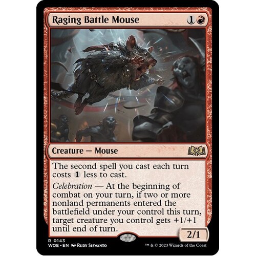 Raging Battle Mouse FOIL - WOE