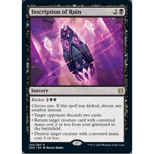 Inscription of Ruin - ZNR