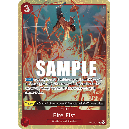 Fire Fist (Alternate Art) - OP-03