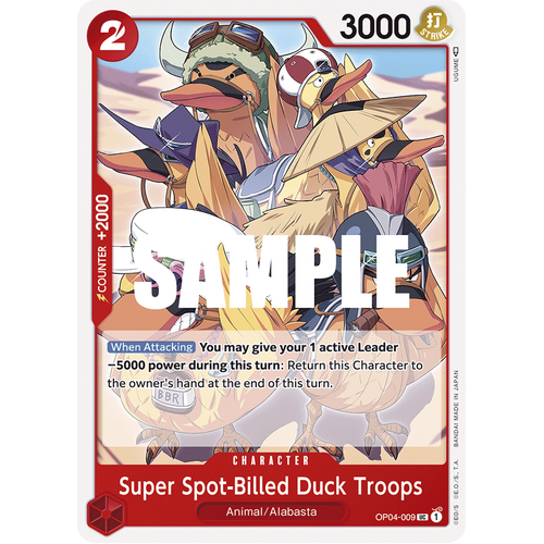 Super Spot-Billed Duck Troops - OP04