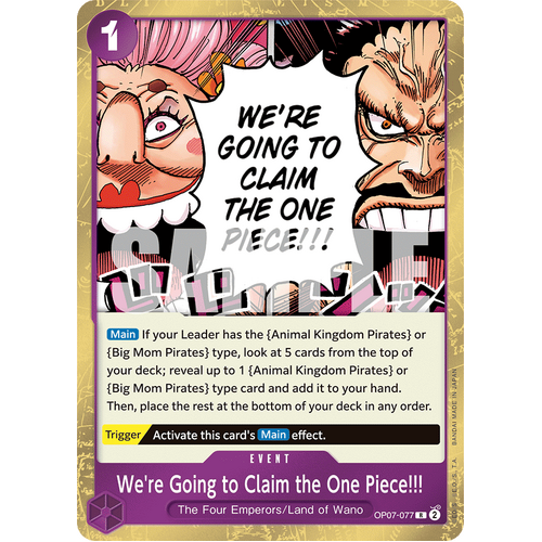 We're Going to Claim the One Piece!!! - OP07