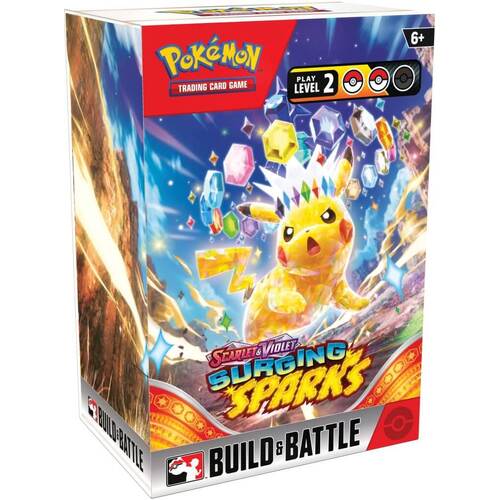 Pokemon TCG Scarlet & Violet 8: Surging Sparks Build & Battle Box