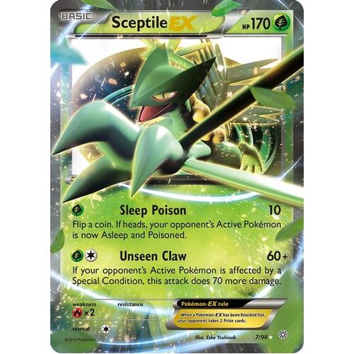 Sceptile EX (Holofoil) - XY - Ancient Origins (AOR)