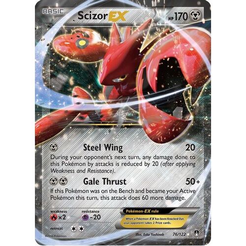 Scizor EX (Holofoil) - BKP