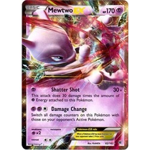 Mewtwo EX (62) (Holofoil) - BKT