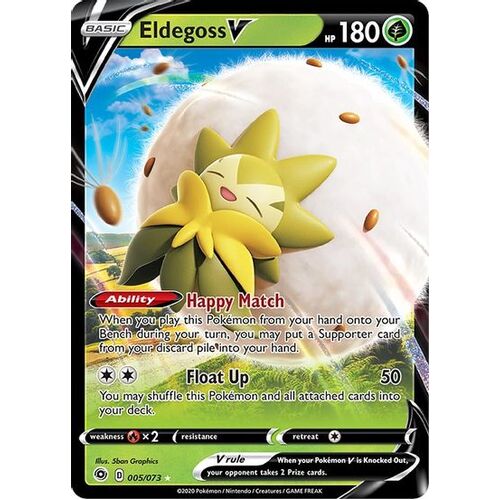 Eldegoss V (Holofoil) - Champion's Path (CHP)