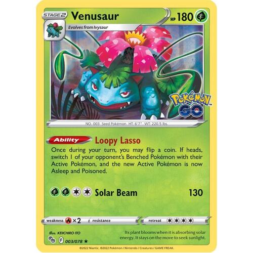 Venusaurÿ (Reverse Holofil) - Pokemon GO (PGO)