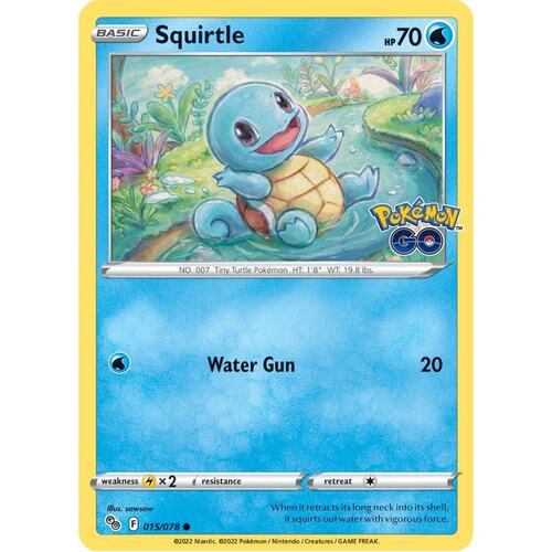 Squirtle (Reverse Holofil) - Pokemon GO (PGO)