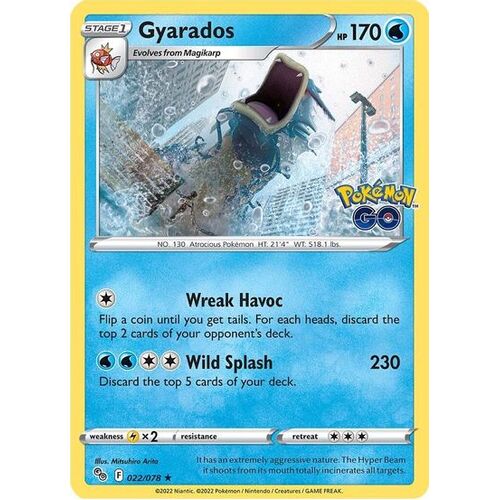 Gyarados (Holofoil) - Pokemon GO (PGO)