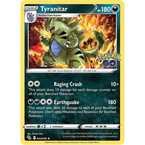 Tyranitar (Holofoil) - Pokemon GO (PGO)