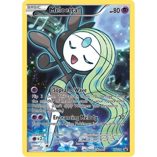 Meloetta - XY120 (Holofoil) - PR