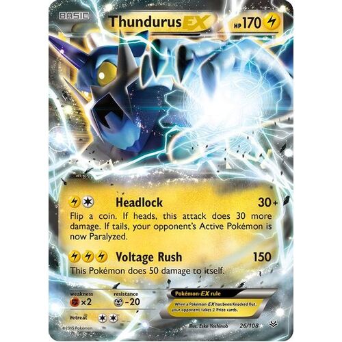 Thundurus EX (Holofoil) - ROS