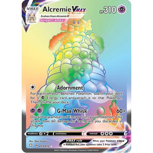 Alcremie VMAX (Secret) (Holofoil) - Shining Fates (SHF)