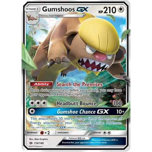 Gumshoos GX (Holofoil) - SM01