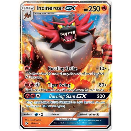 Incineroar GX (Holofoil) - SM01