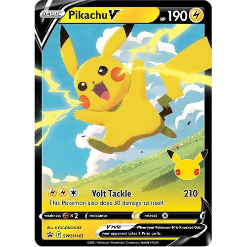 Pikachu V - SWSH143 (Holofoil) - SWSD