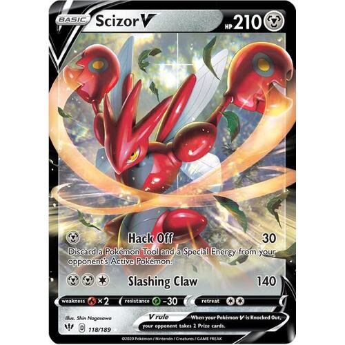 Scizor V (Holofoil) - SWSH03