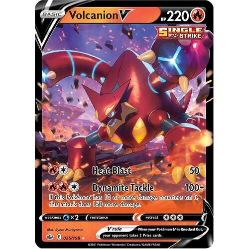 Volcanion V (Holofoil) - SWSH06: Chilling Reign (SWSH06)