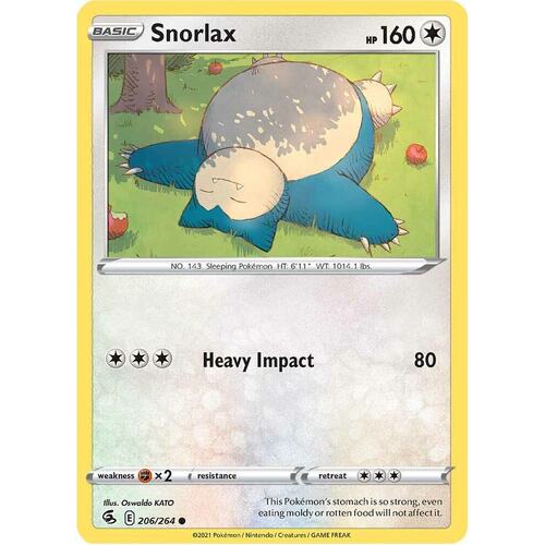 Snorlax (Reverse Holofil) - SWSH08