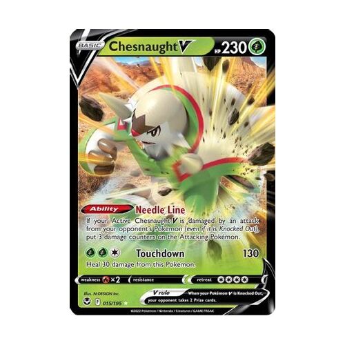 Chesnaught V (Holofoil) - SWSH12: Silver Tempest (SWSH12)