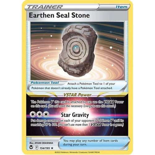 Earthen Seal Stone (Holofoil) - SWSH12